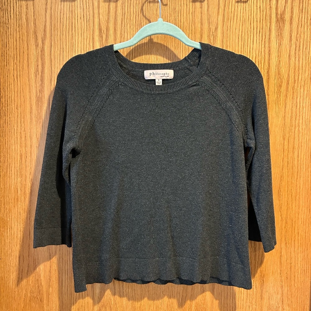 Philosophy thin sweater size s